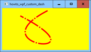 [Use a custom dash pattern with WPF and XAML in C#]