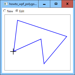 [Let the user edit polygons in WPF and C#]