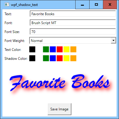[Make an image containing shadowed text in WPF and C#]